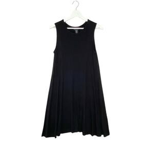 Adrienne Vittadini Dress Womens Small Sleeveless Black Stretch‎ Comfort